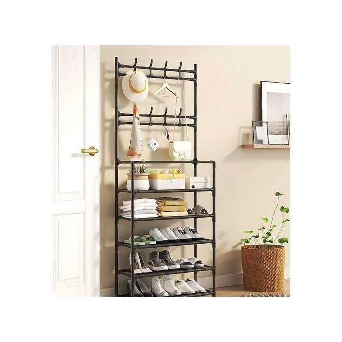 ÉTAGÈRE MIRACLE 4 NIVEAUX : Fini les chaussures, sacs et vêtements qui traînent !