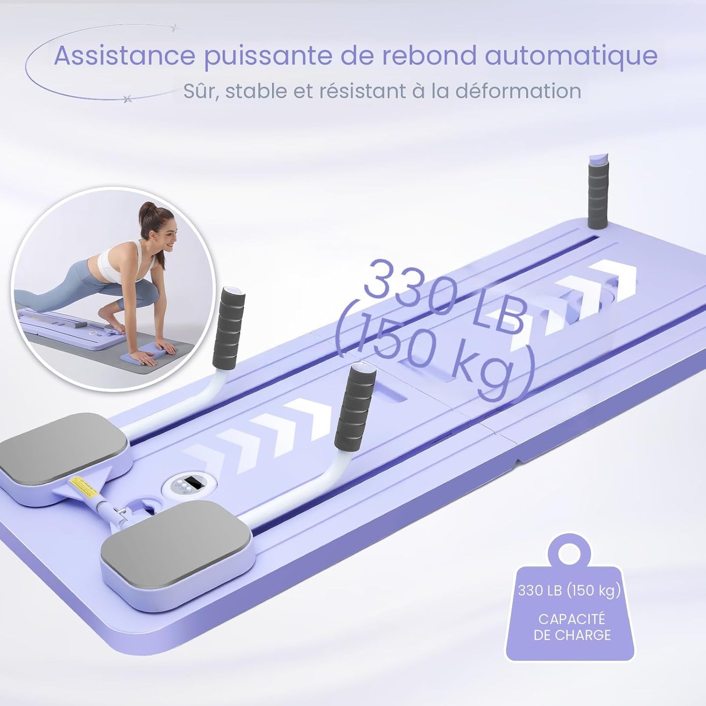 SlimBoard PRO – La salle de sport portable : Planche de fitness multifonction