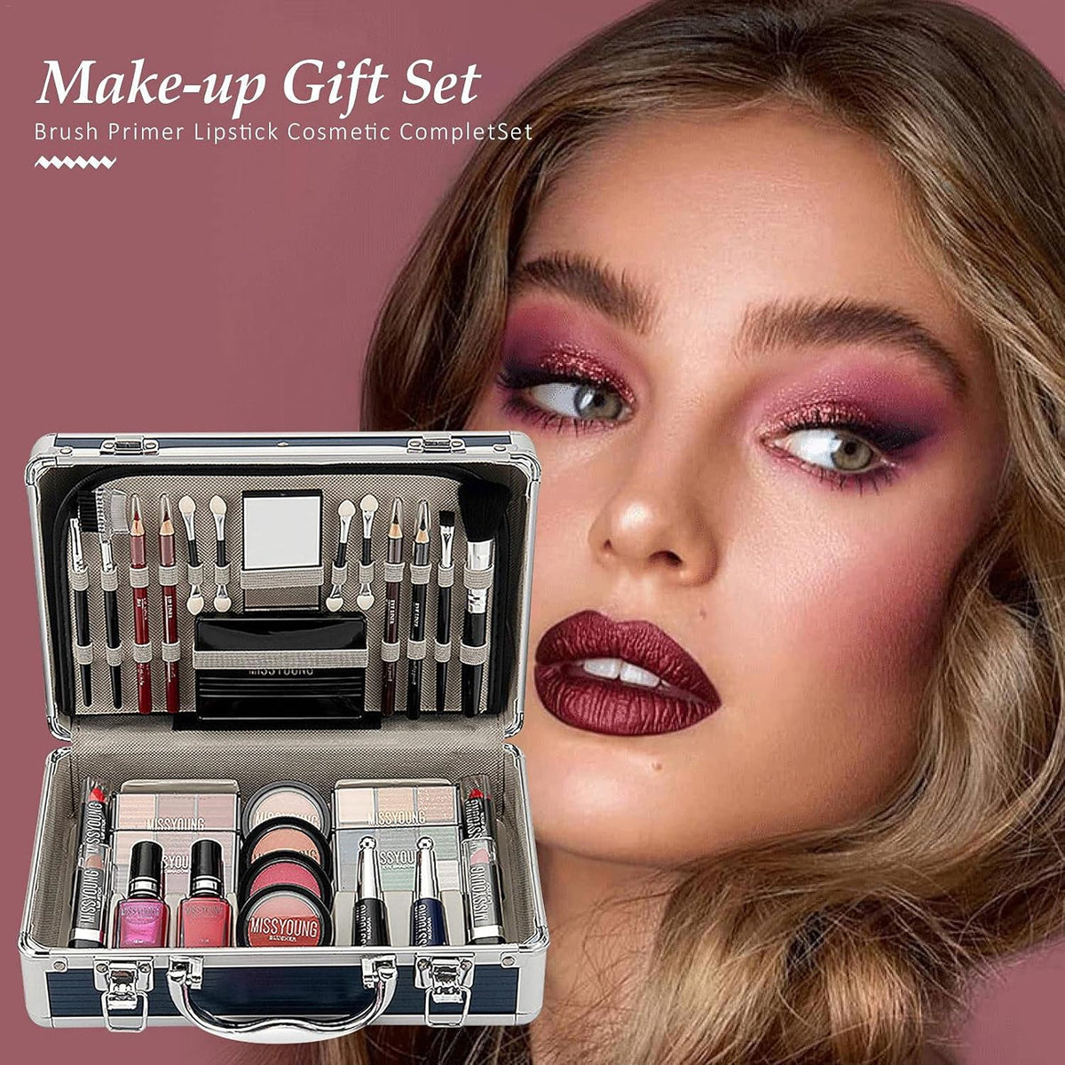 đž KIT DE MAQUILLAGE COMPLET â Tout ce quâil faut dans une seule boĂźte. Facile, pratique, complet. đž