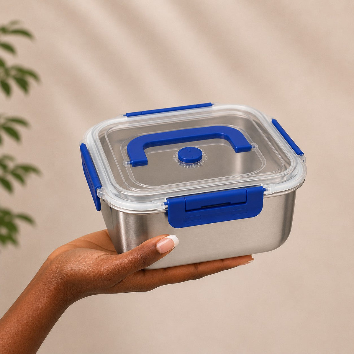 SteelBox Carré™ 1.8L : Le contenant inox premium qui garde vos aliments frais, propres et bien organisés.