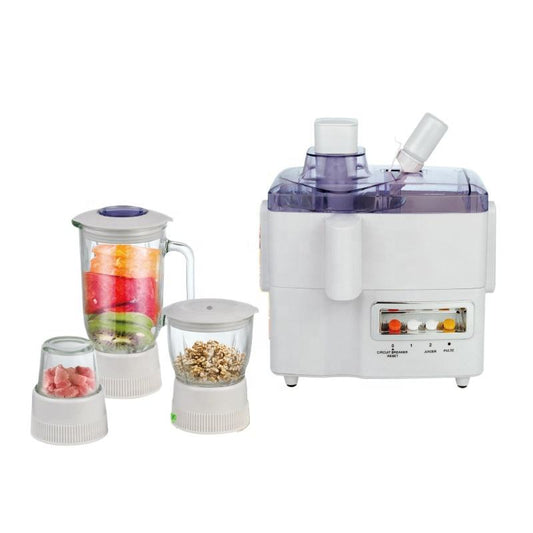 Blender 4-en-1 Multifonction – Extracteur de Jus, Mixeur, Hachoir & Moulin à Sec : L’outil indispensable pour une cuisine rapide, saine et sans effort.