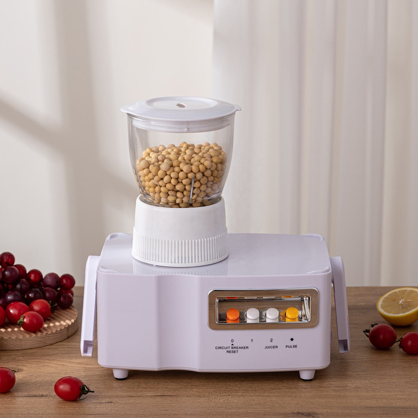 Blender 4-en-1 Multifonction – Extracteur de Jus, Mixeur, Hachoir & Moulin à Sec : L’outil indispensable pour une cuisine rapide, saine et sans effort.