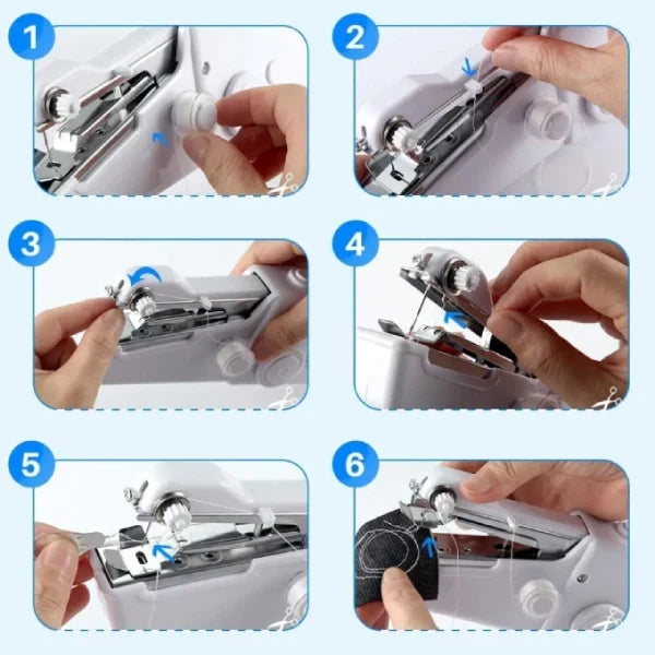 RÉPACHAP - Mini Machine à coudre portable : Réparez vos vêtements en 30 secondes, où que vous soyez