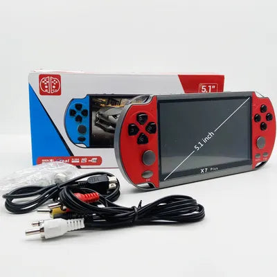 Console de jeux X7 PLUS : mémoire interne 8Gb, carte mémoire, lecteur de musique, vidéos, photos et ebooks, etc