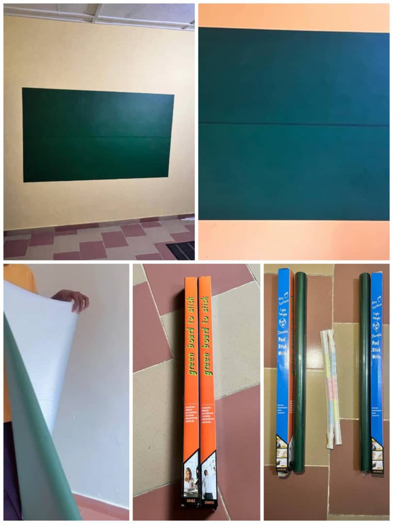 Tableau Adhésif MagicBoard™ (NOIR) – Transformez n’importe quel mur en tableau effaçable (ABJ)