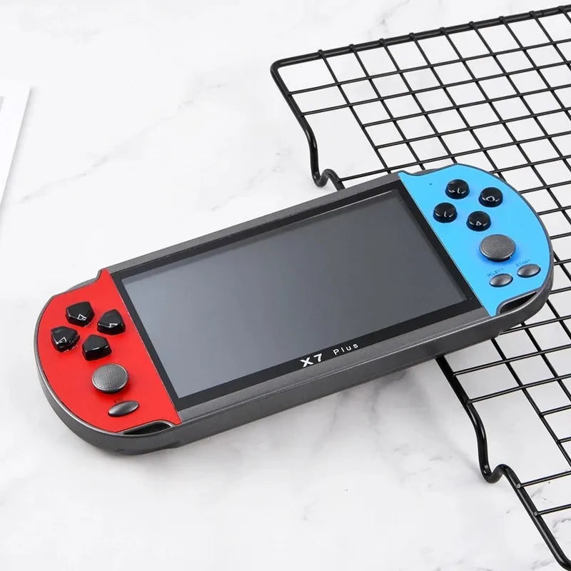 Console de jeux X7 PLUS : mémoire interne 8Gb, carte mémoire, lecteur de musique, vidéos, photos et ebooks, etc