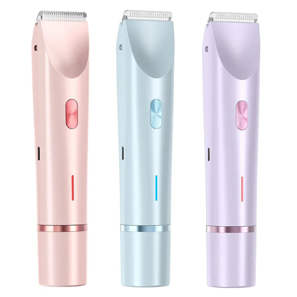 Épilateur Protecteur 2-en-1 Douceur Extrême : Épilation rapide, propre et sans douleur ni irritation (maillot, aisselles, visage, menton, bras, jambes, dos, etc)