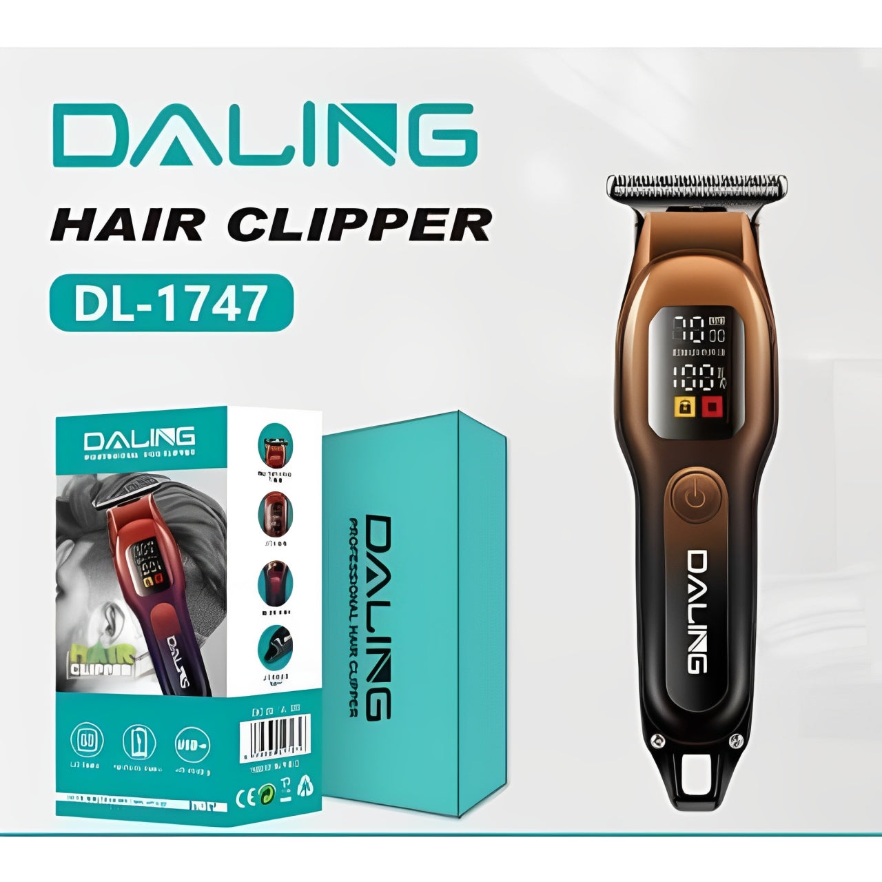 ÉPILATEUR & TONDEUSE PROFESSIONNELLE 4 EN 1 (maillot, aisselles, corps, tête et barbe)