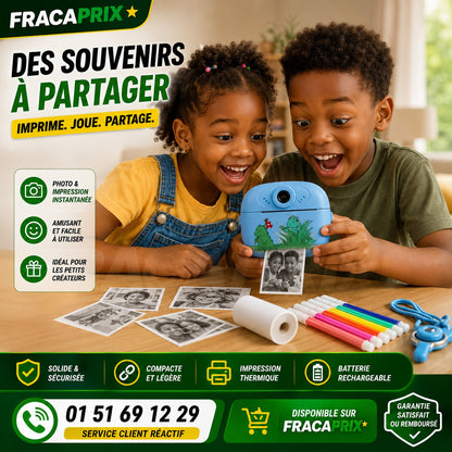 Appareil Photo Instantané Enfant | Photos, Vidéos, Jeux, Musique & Impression