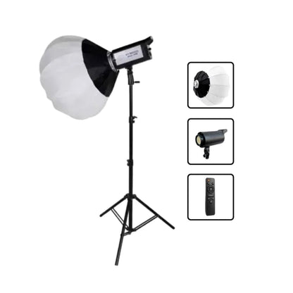Kit d’Éclairage Pro — Projecteur LED + Softbox + Trépied + Télécommande | Lumière Studio pour Photo & Vidéo