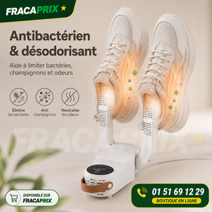 Sèche-Chaussures Électrique Antibactérien 360° – Séchage Rapide, Désinfectant & Désodorisant