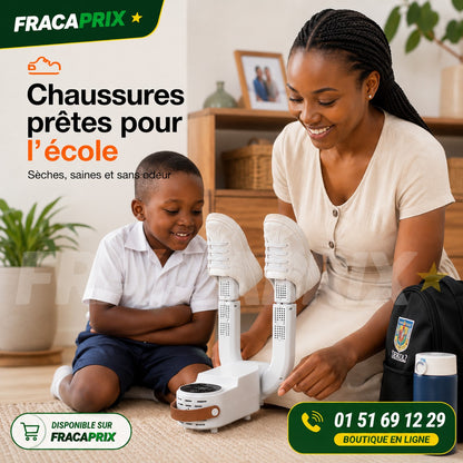 Sèche-Chaussures Électrique Antibactérien 360° – Séchage Rapide, Désinfectant & Désodorisant