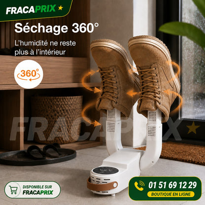 Sèche-Chaussures Électrique Antibactérien 360° – Séchage Rapide, Désinfectant & Désodorisant