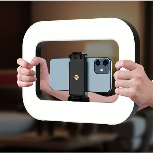 Lampe LED RGB + Stabilisateur (2-en-1) : Filmez des vidéos nettes et stables comme un PRO, sans effort