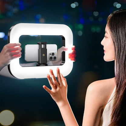 Lampe LED RGB + Stabilisateur (2-en-1) : Filmez des vidéos nettes et stables comme un PRO, sans effort