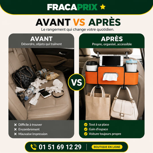 Organisateur de Voiture Multifonction : Plus de Rangement, Moins de Désordre