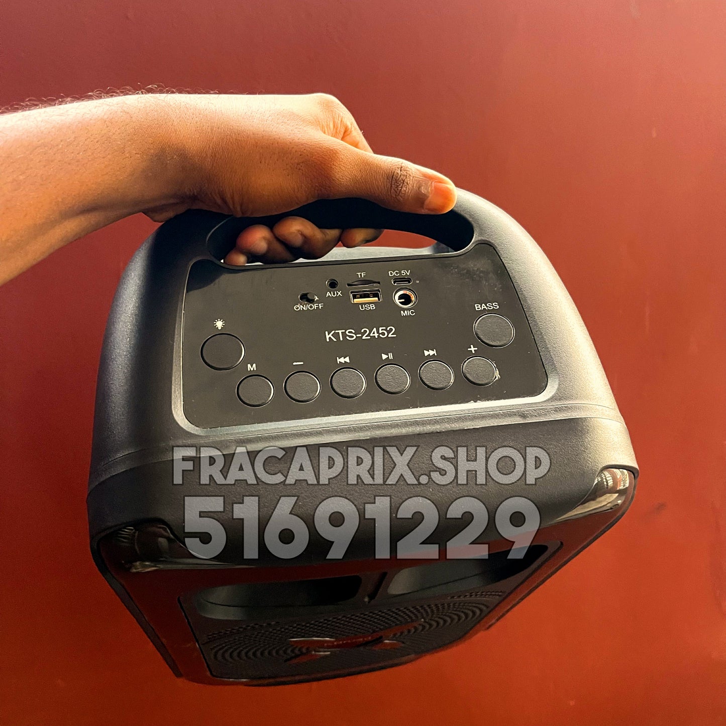 KATANA - Le Speaker Bluetooth + Micro Sans Fil : Puissance, Solidité & Ambiance Garantie