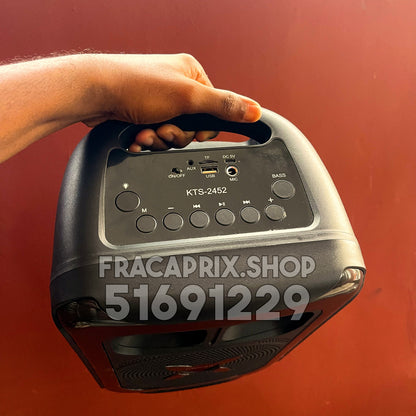 KATANA - Le Speaker Bluetooth + Micro Sans Fil : Puissance, Solidité & Ambiance Garantie