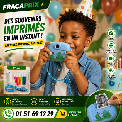 Appareil Photo Instantané Enfant | Photos, Vidéos, Jeux, Musique & Impression