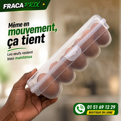EggBox™ – Boîte Rigide de Transport & Protection pour Œufs – 15 Places