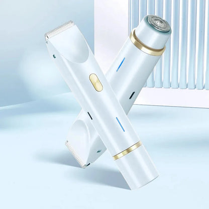 Épilateur Protecteur 2-en-1 Douceur Extrême : Épilation rapide, propre et sans douleur ni irritation (maillot, aisselles, visage, menton, bras, jambes, dos, etc)