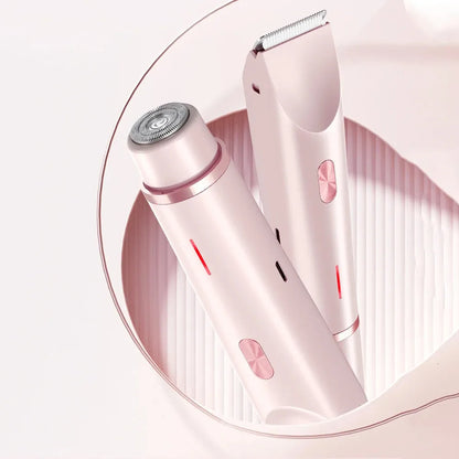 Épilateur Protecteur 2-en-1 Douceur Extrême : Épilation rapide, propre et sans douleur ni irritation (maillot, aisselles, visage, menton, bras, jambes, dos, etc)