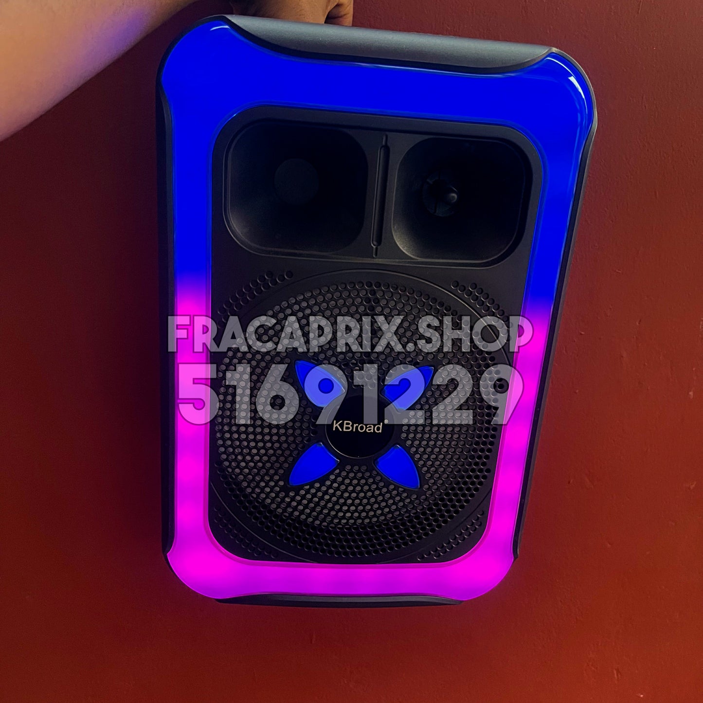 KATANA - Le Speaker Bluetooth + Micro Sans Fil : Puissance, Solidité & Ambiance Garantie