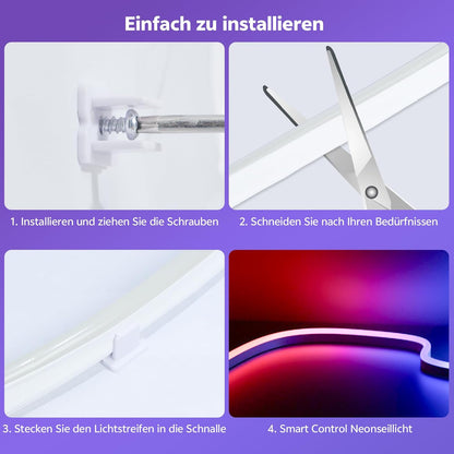 🌈 NeoLight™ RGB – La Bande LED Néon qui Transforme Votre Espace