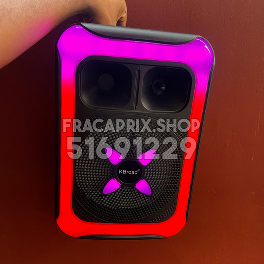 KATANA - Le Speaker Bluetooth + Micro Sans Fil : Puissance, Solidité & Ambiance Garantie