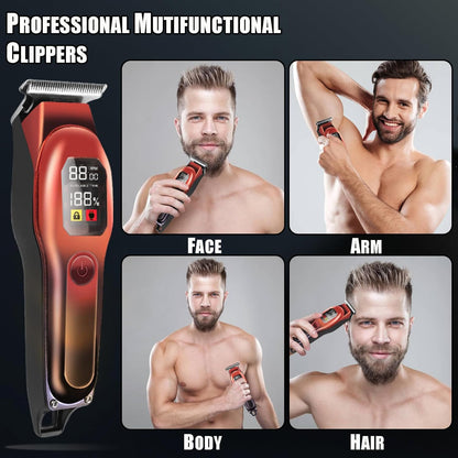 ÉPILATEUR & TONDEUSE PROFESSIONNELLE 4 EN 1 (maillot, aisselles, corps, tête et barbe)