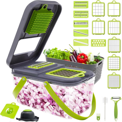 STOP CORVÉE CUISINE – Le coupe-légumes 22-en-1 qui fait tout à votre place