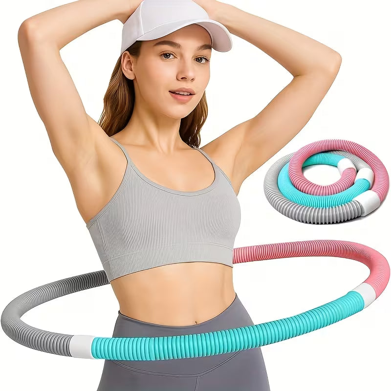 SlimRing™ – Cerceau de Fitness 4-en-1 : Casse le ventre et Affine la taille, tonifie les cuisses, renforce le dos et améliore la posture
