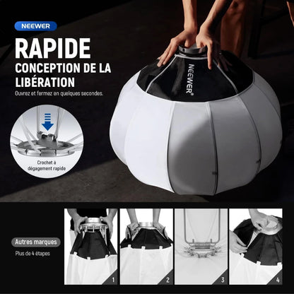 Kit d’Éclairage Pro — Projecteur LED + Softbox + Trépied + Télécommande | Lumière Studio pour Photo & Vidéo