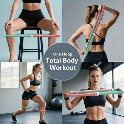 SlimRing™ – Cerceau de Fitness 4-en-1 : Casse le ventre et Affine la taille, tonifie les cuisses, renforce le dos et améliore la posture