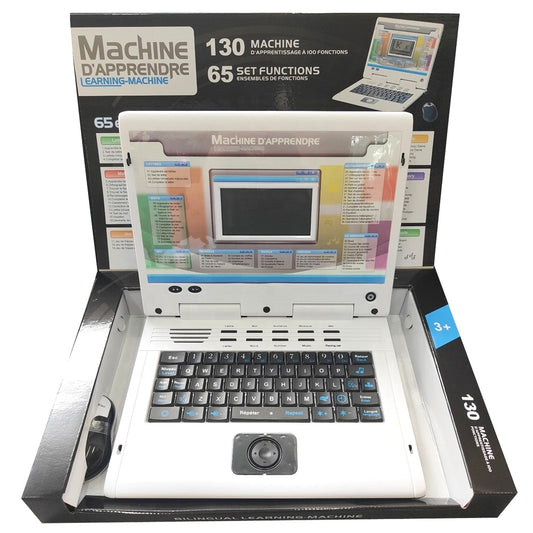 KidLearn Pro™ - L'ordinateur Éducatif Bilingue (français/anglais) qui apprend TOUT à ton enfant (dès 3 ans) - 65 programmes, 130 activités, l'école à la maison