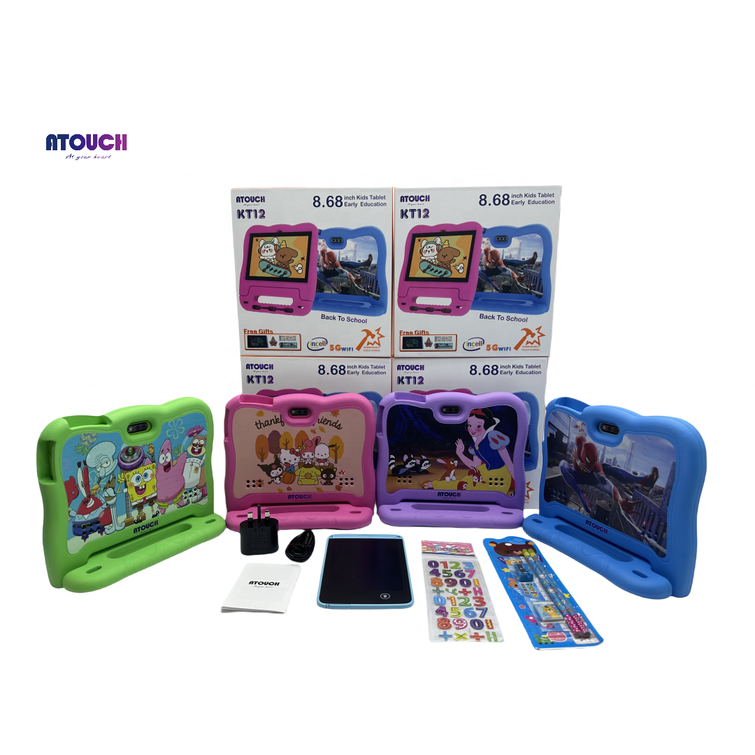 Tablette Éducative KT12 : Transformez le temps d'écran de votre enfant en temps d'apprentissage.
