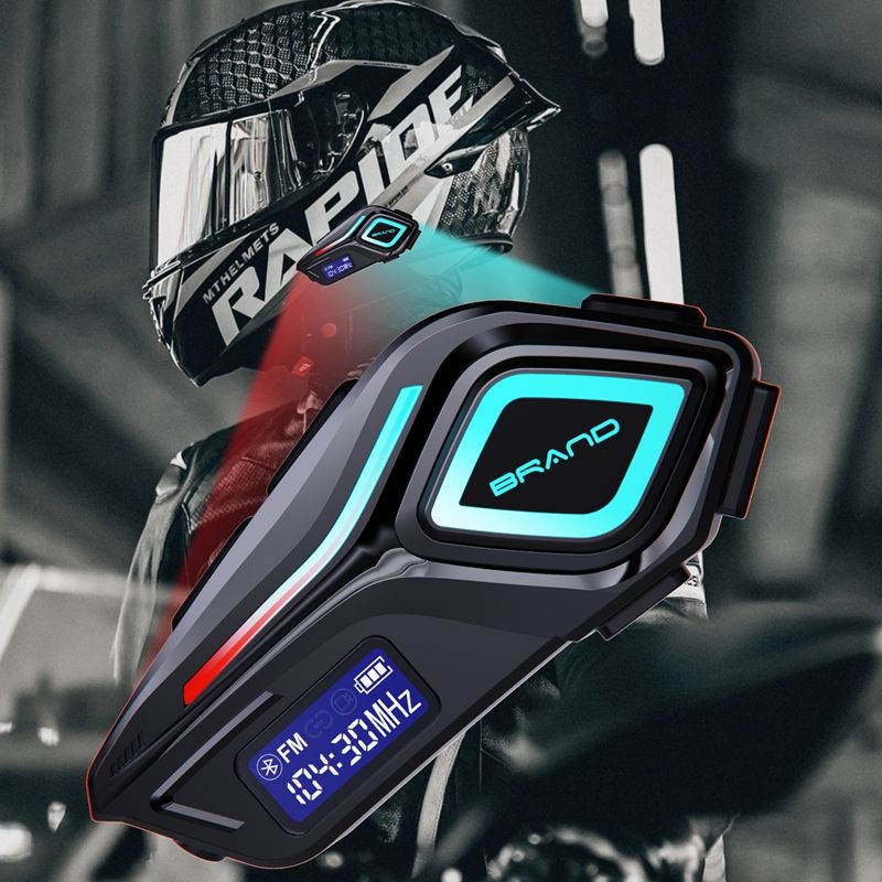 Kit Mains Libres Bluetooth Pour Casque Moto : Appels, Musique, GPS, etc Sans Lâcher le Guidon