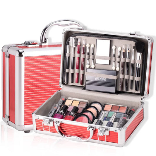 🌸 KIT DE MAQUILLAGE COMPLET – Tout ce qu’il faut dans une seule boîte. Facile, pratique, complet. 🌸