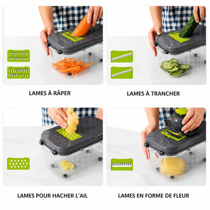 STOP CORVÉE CUISINE – Le coupe-légumes 22-en-1 qui fait tout à votre place
