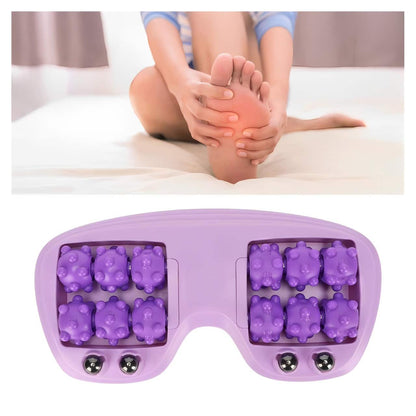Masseur de pieds à rouleaux de pression et nœuds magnétiques : Éliminez les douleurs aux pieds naturellement et sans machine