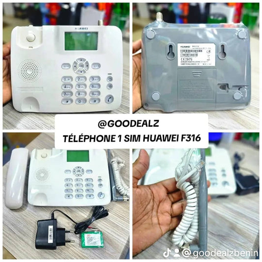 Téléphone Fixe Sans Fil à Carte SIM