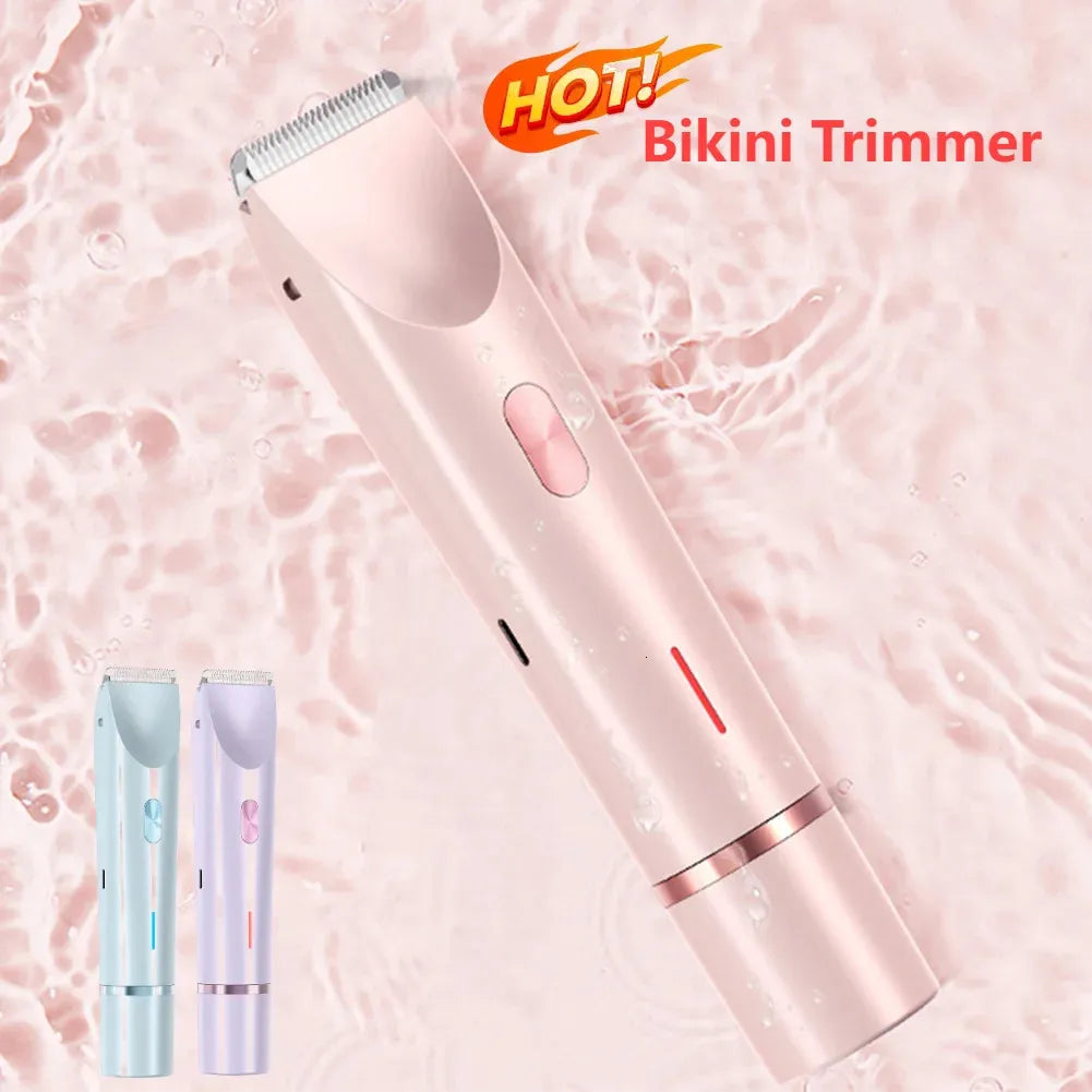 Épilateur Protecteur 2-en-1 Douceur Extrême : Épilation rapide, propre et sans douleur ni irritation (maillot, aisselles, visage, menton, bras, jambes, dos, etc)