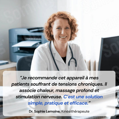 Masseur Cervical Chauffant 6-en-1 — Soulagement des Douleurs Musculaires en 15mins