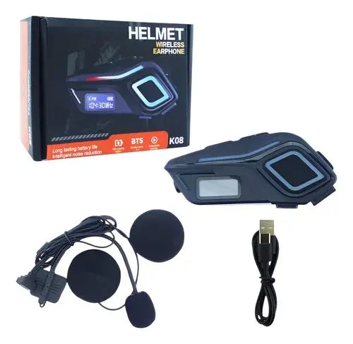 Kit Mains Libres Bluetooth Pour Casque Moto : Appels, Musique, GPS, etc Sans Lâcher le Guidon