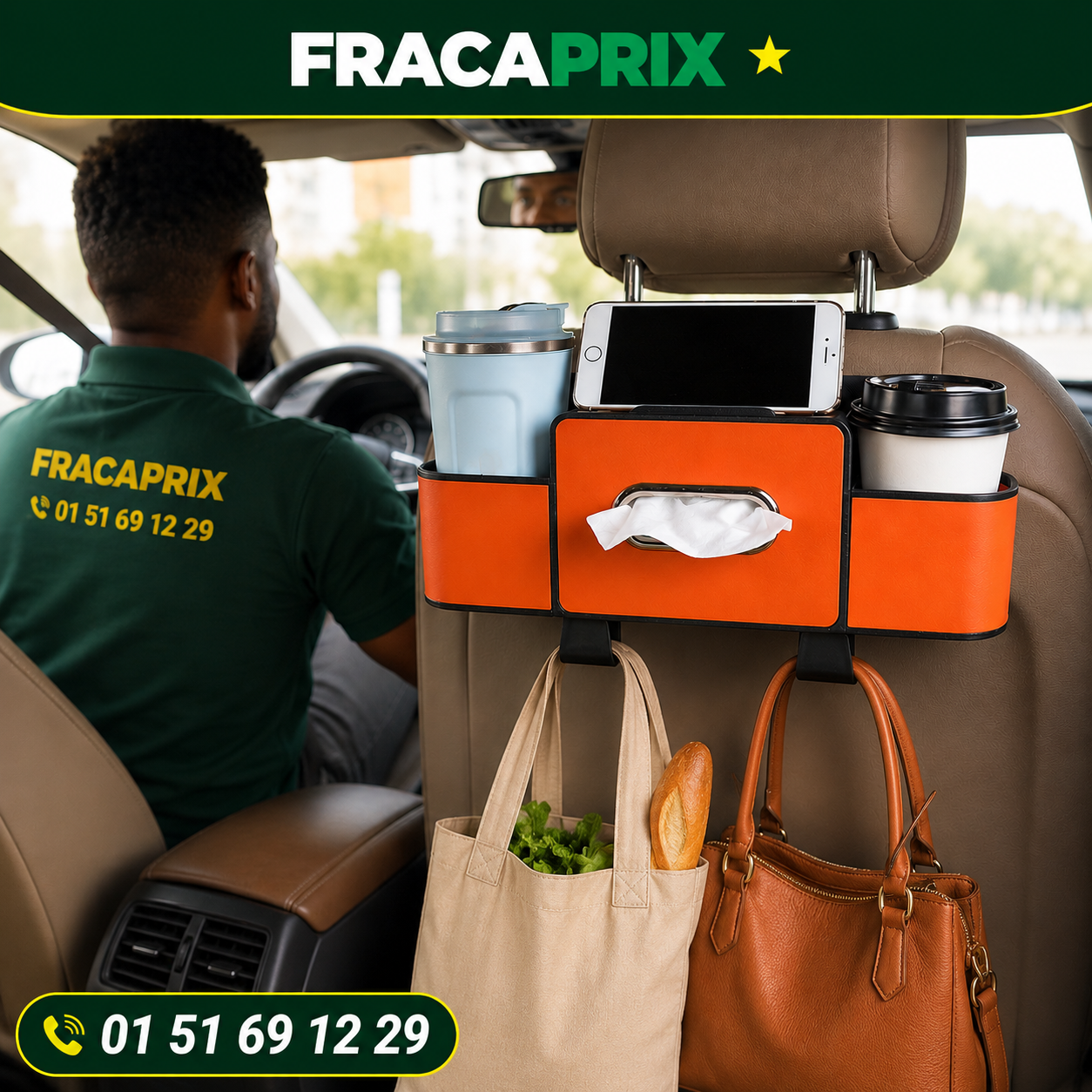 Organisateur de Voiture Multifonction : Plus de Rangement, Moins de Désordre